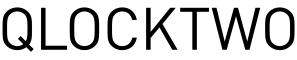 QLOCKTWO