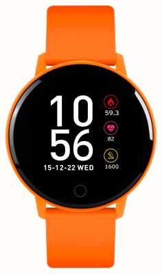 Reflex Active Wielofunkcyjny smartwatch Series 09 (42 mm) z cyfrową tarczą / jasnopomarańczowym silikonem RA09-2116