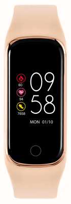 Reflex Active Smukły, sportowy, wielofunkcyjny smartwatch Series 08 (20 mm) z cyfrową tarczą / silikonem w kolorze różowego różu RA08-2120