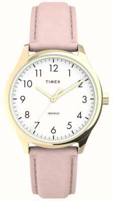 Timex damskie | łatwy czytnik | różowy pasek TW2V25200