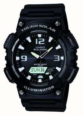 Casio Męski zegarek hybrydowy z chronografem solarnym AQ-S810W-1AVEF