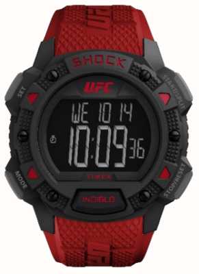 Timex x UFC Core shock cyfrowa / czerwona guma TW4B27600