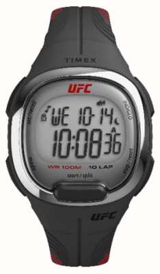 Timex x UFC X cyfrowy / szara guma ufc takedown TW5M52100
