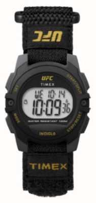 Timex x UFC Rywalizacja cyfrowa / czarna tkanina TW4B27700