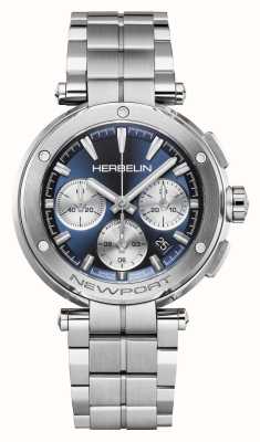 Herbelin Newport | automatyczne | chronograf | niebieska tarcza | nierdzewny 268B42