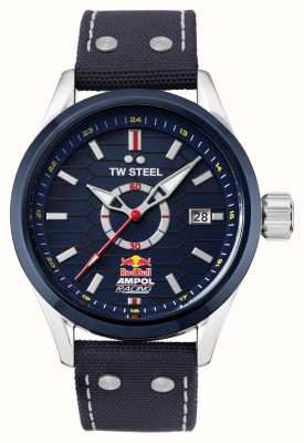 TW Steel Wyścigi ampol Red Bull | niebieska tarcza | niebieski płótno i gumowy pasek VS93