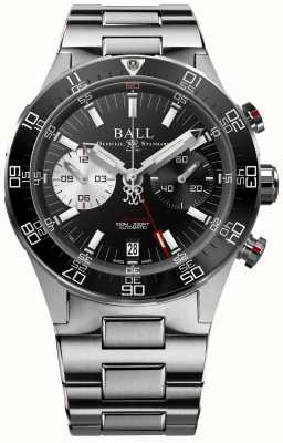 Ball Watch Company Roadmaster m – limitowana edycja chronografu (41 mm) z czarną tarczą / stalą szlachetną DC3180C-S1CJ-BK