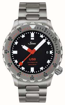 Sinn U50 | zegarek dla nurków z piaskowanej bransoletki 1050.010 BRACELET