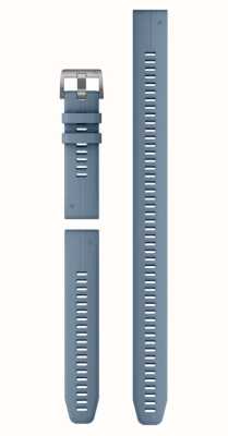 Garmin Tylko pasek do zegarka Quickfit® 22 — niebieski silikon (3-częściowy zestaw do nurkowania) 010-13113-01