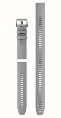 Garmin Tylko pasek do zegarka Quickfit® 22 — pudrowo szary silikon (3-częściowy zestaw do nurkowania) 010-13113-03