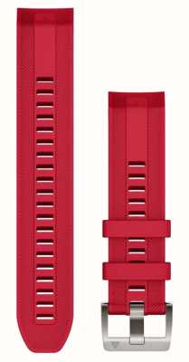 Garmin Tylko pasek do zegarka Quickfit® 22 marq — silikonowy pasek w kolorze plazmowej czerwieni 010-13225-03