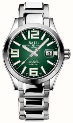 Ball Watch Company Legenda Inżyniera III | 40mm | zielona tarcza | bransoletka ze stali szlachetnej | tęcza NM9016C-S7C-GRR