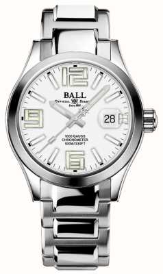 Ball Watch Company Legenda Inżyniera III | 40mm | biała tarcza | bransoleta ze stali nierdzewnej NM9016C-S7C-WH