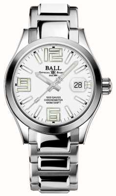 Ball Watch Company Legenda Inżyniera III | 40mm | biała tarcza | bransoletka ze stali szlachetnej | tęcza NM9016C-S7C-WHR
