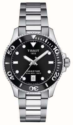 Tissot Seastar 1000 36mm | czarna tarcza | bransoleta ze stali nierdzewnej T1202101105100