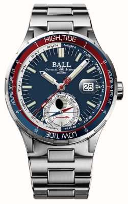 Ball Watch Company Odkrywca oceanów Roadmaster | 41mm | edycja limitowana | niebieska tarcza | bransoleta ze stali nierdzewnej DM3120C-SCJ-BE