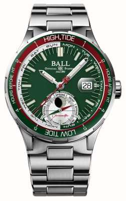 Ball Watch Company Odkrywca oceanów Roadmaster | 41mm | edycja limitowana | zielona tarcza | bransoleta ze stali nierdzewnej DM3120C-S1CJ-GR
