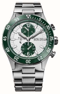 Ball Watch Company Chronograf ratunkowy Roadmaster | 41mm | edycja limitowana | zielony i biały DC3030C-S2-WH