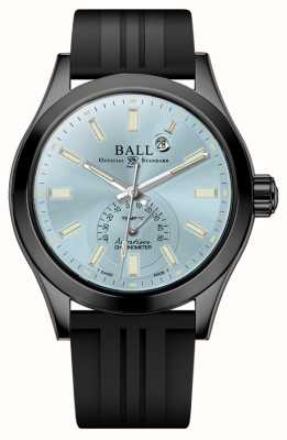Ball Watch Company Inżynier iii wytrzymałość 1917 tmt | lodowoniebieska tarcza | czarny gumowy pasek NT2222C-P4C-IBEC