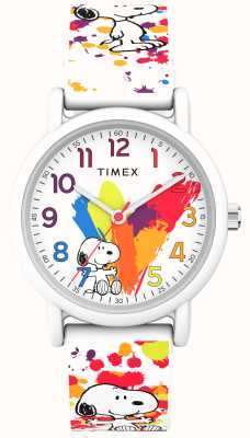 Timex Peanuts x color rush snoopy tęczowe serce TW2V77600