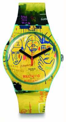 Swatch Próbka podróży artystycznej x basquiat hollywood africans SUOZ354