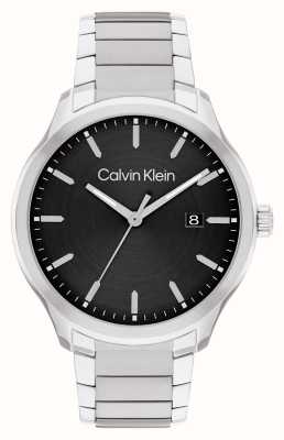 Calvin Klein Zdefiniuj męską (43 mm) czarną tarczę / bransoletę ze stali nierdzewnej 25200348