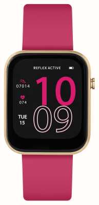 Reflex Active Wielofunkcyjny smartwatch Series 12 (38 mm) z cyfrową tarczą / gorącym różowym silikonem RA12-2152