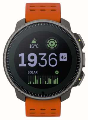 Suunto Pionowy, tytanowy, wielosportowy zegarek przygodowy z energią słoneczną (49 mm) Canyon SS050861000