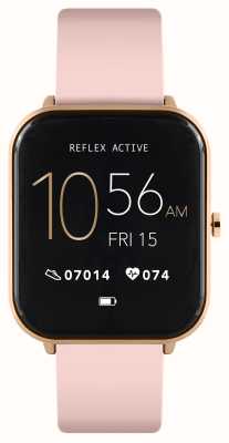 Reflex Active Wielofunkcyjny smartwatch Series 15 (36 mm) z cyfrową tarczą / różowo-różowym silikonem RA15-2148