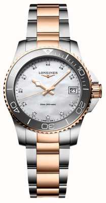 LONGINES Damski zegarek Hydroconquest 32 mm z masy perłowej L33703896