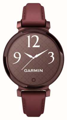 Garmin Lily 2 smartwatch do fitnessu i stylu życia w klasycznej edycji (35,4 mm) w kolorze ciemnego brązu ze skórą morwową 010-02839-03