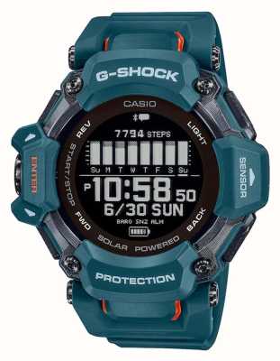 Cyfrowy zegarek fitness Casio g-squad w kolorze turkusowym GBD-H2000-2ER