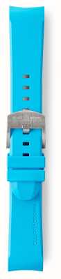 Elliot Brown Niebiesko-niebieska gumowa klamra ze stali nierdzewnej. Tylko pasek 22 mm STR-R15