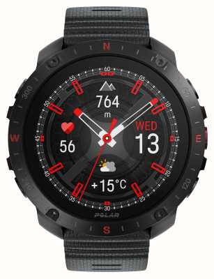 Polar Inteligentny zegarek sportowy Grit x2 pro premium z GPS, czarny (s-l) 900110283