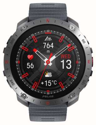 Inteligentny zegarek sportowy Polar Grit x2 Pro Premium GPS, kamienny szary (s-l) 900110287
