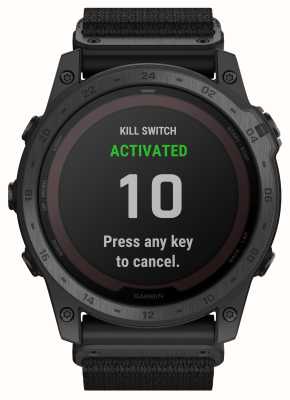 Garmin Taktyczny zegarek GPS Tactix 7 Pro Ballistics z czarnym nylonowym paskiem, zasilany energią słoneczną 010-02704-21