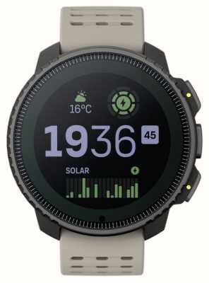 Suunto Pionowy, słoneczny, multisportowy zegarek przygodowy (49 mm), czarny piasek SS050986000