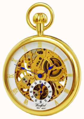 Woodford Mechaniczny zegarek kieszonkowy z otwartą twarzą 1044