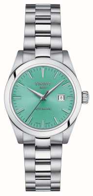 Tissot Damski automatyczny zegarek t-my lady (29,3 mm) w kolorze zielonym / bransoleta ze stali nierdzewnej T1320071109100