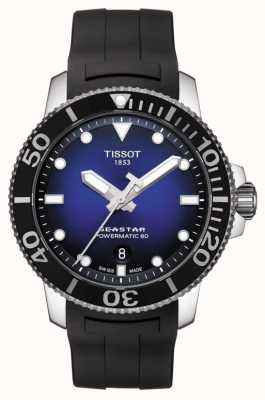 Tissot Seastar 1000 męska automatyczna czarna guma Powermatic 80 T1204071704100