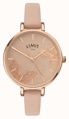 Limit | damski zegarek z sekretnym ogrodem | brzoskwiniowa tarcza motylkowa | 60014