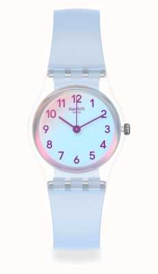 Swatch | oryginalna dama | dorywczo niebieski zegarek LK396