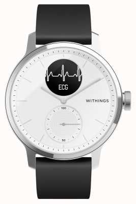 Withings Scanwatch 42mm biały - hybrydowy smartwatch z EKG HWA09-MODEL 3-ALL-INT