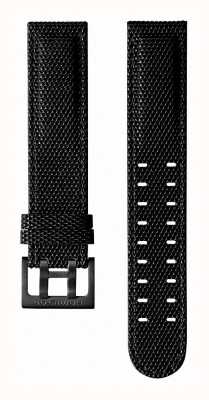 Hamilton Straps Czarna guma 20mm - tylko pasek w kolorze khaki H693684136