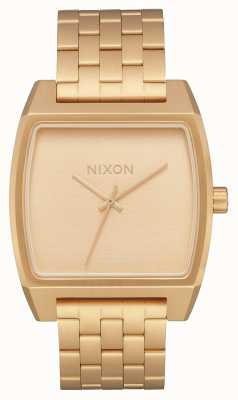 Nixon Śledzenie czasu | całe złoto | złota bransoletka ze stali ip | złota tarcza A1245-502-00