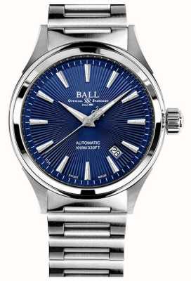 Ball Watch Company Zwycięstwo strażaka | stalowa bransoletka | niebieska tarcza w kształcie słońca NM2098C-S6J-BE