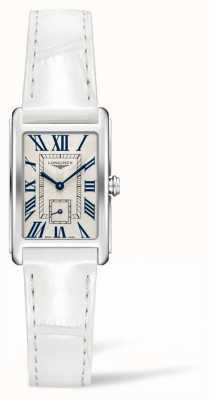 LONGINES Dolcevita elegancja współczesna | damskie |biała skóra | szwajcarski zegarek L52554712