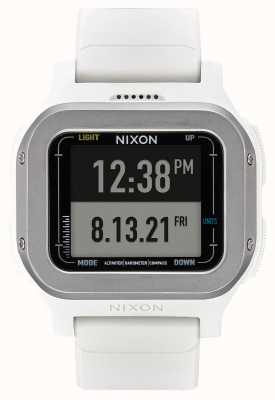 Nixon Biały zegarek cyfrowy Regulus ekspedycji A1324-145