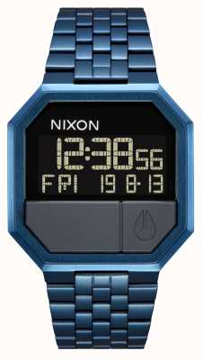 Nixon Uruchom ponownie | niebieska stal nierdzewna | zegarek retro A158-300
