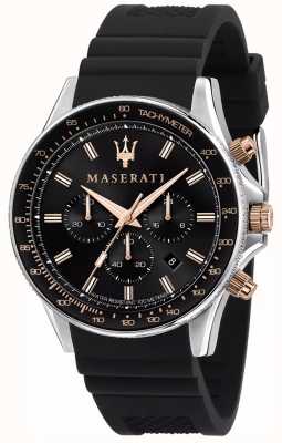Maserati Męski zegarek z silikonowym paskiem Sfida R8871640002